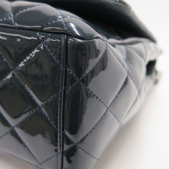 Chanel Maxi Single Flap Bag Very Dark Teal - Picture 4 of 8